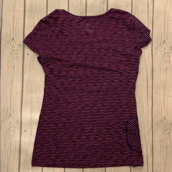 Lole Striped T-shirt Size Small - Picture 5 of 7